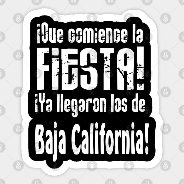 Fiesta Baja California Sticker by Mi Bonita Designs